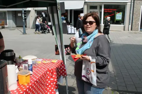 Foto vom Waffelstand KH 2014